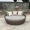 Luxury Aluminum Outdoor Garden Furniture ModularSofa Sun Bed Hotel Furniture Outdoor Furniture Set Villa Resort Terrace