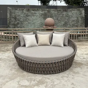 Luxury Aluminum Outdoor Garden Furniture ModularSofa Sun Bed Hotel Furniture Outdoor Furniture Set Villa Resort Terrace