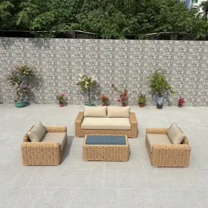 Luxury Aluminum Outdoor Patio Garden Rattan Furniture Modular Sofa Hotel Furniture Outdoor Furniture Set Hotel Villa Terrace