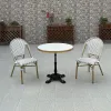 Luxury French Outdoor Dining Chair Set Outdoor Furniture Sets Suitable for Hotel Cafe Restaurant Villa Balcony French Bistro