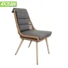 Luxury Hotel Outdoor Garden Rattan Chair Set for Restaurant Villa Terrace with Waterproof Cushion