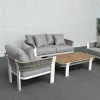 Luxury Modern Aluminum Alloy Outdoor Sofa Set-Waterproof Rust-Proof for Hotels Villas Courtyards Halls Patios Backyards
