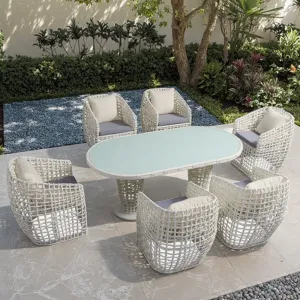 Luxury Modern Outdoor Table and Chair Set Patio Garden Set Garden Outdoor Furniture Set Hotel Furniture