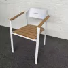 Luxury Teak Wood Aluminum Garden Chair for Villa Project Outdoor Furniture