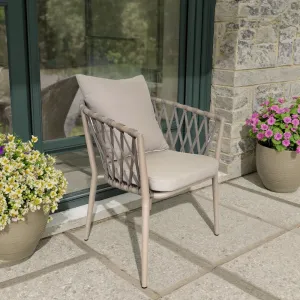 Modern Aluminum Hotel Patio Outdoor Garden Rattan Chair Set Table and Chair for Restaurant Villa Balcony Outdoor Furniture Set