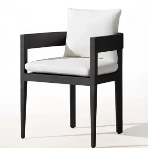 Modern Aluminum Outdoor Dining Set with Garden Chairs