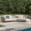 Modern Aluminum Outdoor Garden Rattan Chair Set with Woven Rope for Patio or Living Room Hotel Sectional Furniture