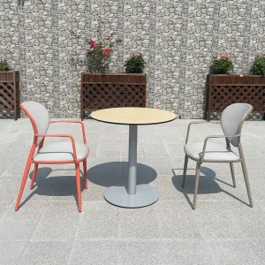 Modern Aluminum Outdoor Table Chair Set for Hotel Villa Resort Restaurant Cafe Outdoor Furniture Set