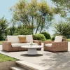 Modern Design New Arrival Garden Furniture Rattan Woven Sofa Sets Unique Outdoor and Park Furniture for Patio and Garden Use