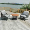 Modern Design Outdoor Special Furniture Aluminum Alloy Garden Table and Chair Garden Dining Set