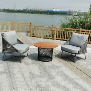 Modern Design Outdoor Special Furniture Aluminum Alloy Garden Table and Chair Garden Dining Set