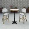 Modern Eco-Friendly French Bistro Bar Table and Chair Set Metal Outdoor Hotel Furniture for Dining or Home Use