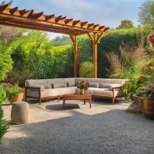 Modern Garden Teak Tea Table Set Factory Hot Sale Hotel Terraces Villas Courtyards Patio Sofas Solid Wood Outdoor Furniture