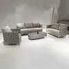 Modern Modular Sofa Rattan Furniture Set for Outdoor Garden for Hotels Patios Courtyards Villas