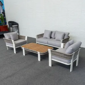 2025 Modern Modular Outdoor Garden Furniture Set Aluminum Rattan Portable Comfortable for Hotels