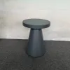 Modern Round Aluminum Alloy Side Table for Outdoor Garden Cafe or Restaurant Elegant Outdoor Furniture Set