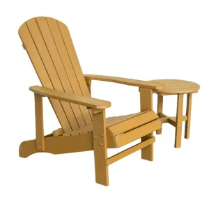 Modern Style Outdoor Garden Furniture Set Plastic and Wood Swimming Pool Chair Moon Style Beach Chair for Hotel Home Use