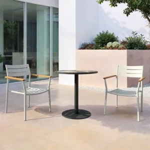 New Style High-end Aluminum Dining Outdoor Garden Chair and Table Set Garden Outdoor Furniture Dining Set