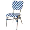 Outdoor Rattan French Bistro Chair Stackable for Hotels Restaurants Cafes Villas Gardens Dining Furniture