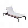Portable Garden Sofas Aluminum Frame Outdoor Chaise Lounge Chair for Adults for Beach Patio Outdoor Furniture Sets