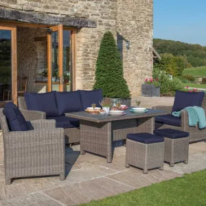Rattan Leisure Garden Lounge Sofa Outdoor Chair Dining Table Set for Hotel and Garden Furniture Wicker