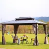 Waterproof Sunshade Canopy Restaurant Balcony Furniture Room Awning Pergola Aluminium Outdoor Garden Outdoor Furniture Set