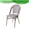 European Garden Sets Aluminium Natural Rattan Garden Chairs Outdoor Furniture Restaurants Outdoor Dining Chairs