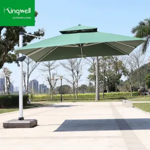 Modern Wholesale Garden Parasol Big Sun Shade Umbrella Waterproof Windproof Beach Outdoor Gym Furniture Hotel Park