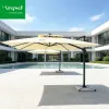 Latest Design Outdoor Umbrella Solar Power Light Heavy Duty Wind-Resistant Waterproof Garden Parasol Beach Pool Hotel Coffee