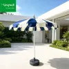 Luxury UPF 50 UV Protection Weather Resistance Edge Pagoda Sun Shade Outdoor Poolside Cafe Courtyard Beach Garden Umbrella