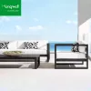 Modern Outdoor Furniture Garden Sofa Set Luxury All Weather Aluminum Lounge Couch for Patio Living Room Hotel