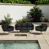 Modern Outdoor Rattan Wicker Furniture Sofa Set for Garden Lounge Terrace Patio Courtyard Hotel-for Backyard Use