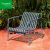 Modern Scandinavian Aluminum Combination Garden Set Outdoor Dining Open-Air Barbecue Milk Tea Shop Chic Leisure Chairs