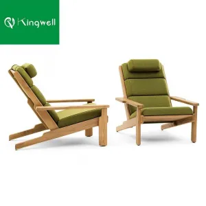 Modern Waterproof Outdoor Patio Furniture Set Adirondack Lounge Chairs for Garden and Courtyard for Villas