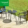 Modern 4 Seater Outdoor Dining Set Quality Assured Wholesale Price Garden Tables and Chairs for Living Room or Hotel Use