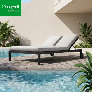 Outdoor Sun Chaise Lounge Sunbed Furniture Daybed Sun Lounger Bed Beach Outdoor Lounger for Pool Beach