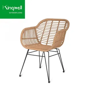 Rattan Chairs Outdoor Nordic Rattan Table and Chair Set Arm Beech Rattan Garden Chairs