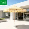 Wholesale Luxury Commercial Modern Large Outdoor Parasol Patio Umbrella Garden Furniture Waterproof Foldable Anti-UV UV Hotel