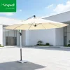 20m 25m Rectangle Offset Cantilever Sun Waterproof Aluminum Parasol Patio Umbrellas for Pool Garden Deck