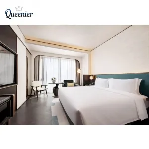 Cheaper Price Holiday Inn Express Hotel Furniture Hotel Ffe Supplier Small Hotel Room Wooden Hotel Bedroom Set for 5 Star Hotel