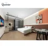Cheaper Price Hotel Upgrade Bedroom Furniture Set Wooden Hotel Bed Complete Hotel Room Furniture for 5 Star Hotel Manufacturer