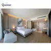 China Manufacturer Modern 5 Star Hotel Bedroom Furniture Set Solid Wood Full Size Hotel Bed Luxury Complete Hotel Room Furniture