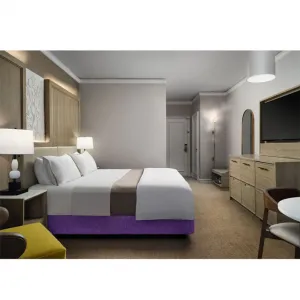 Chinese Supplier Hotel Furniture Manufacturer Modern Full Hotel Room Furniture Complete Hotel Bedroom Set Hotel Project Solution