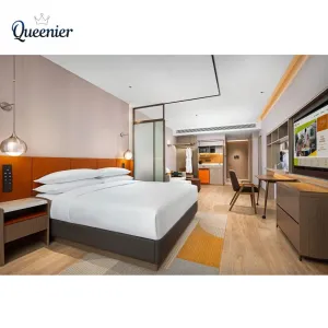 Custom Hotel Bedroom Furniture Set Luxury Modern Hospitality Furniture Guestroom for 5 Star Hotel Resort Project China Factory