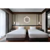 Custom Luxury 5-Star Hotel Furniture Set Modern Solid Wood Eco-Friendly Hotel Beds Veneer Finish Apartment Bedroom Set Modular