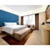 Custom 5 Star Modern Solid Wood Hospitality Hotel Bedroom Set for Villa Homestay with Complete Furniture
