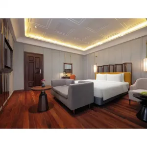 Customized Hotel Furniture Complete Hotel Bedroom Set for Boutique Hotel Renovation Modern Guestroom Suite with Quick Delivery