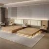 Factory Commercial Hotel Furniture Manufacturer 5 Star Hotel Bedroom Set Wooden king Bed Frame Modern Hotel Guest Room Furniture