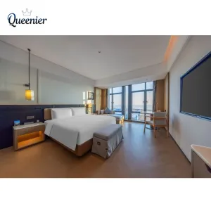 Factory Direct Commercial 5 Star Hotel Bedroom Set Custom Modern Hotel Guestroom Furniture Apartment Suite Renovation Project