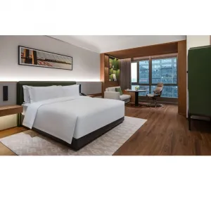 Factory Direct Customized Commercial Five Star Modern Hotel Bedroom Furniture Set Full Hotel Room Furniture Set 5 Year Warranty